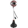 Ruilogod Neck flessibile 10.2 Altezza 10 Mega Pixels USB MIC PC Camera Rosso