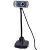 Ruilogod Rettangolo 3 LED Flessibile per il collo flessibile USB Webcam PC fotocamera W Microfono