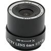 Ruilogod 1/3 CS Mount 6mm fisso Iris CCTV fotocamera obiettivo F1.2