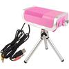 Ruilogod Computer USB 3.5mm Amaranto Pink Multifuction Webcam Speaker MIC