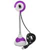 Ruilogod Connettore flessibile per laptop CONNETTORE MIC USB 2.0 Desktop webcam Light Purple BLK 3.5mm