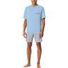 Schiesser Herren Schlafanzug Kurz Rundhals-Comfort Nightwear Set di Pigiama, Air_180261, 60 Uomo