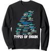 Articoli da regalo Shark Lover Tipi di squalo Megalodon Great White Nurse Shark Felpa