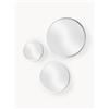 Westwing Collection Set di 3 specchi rotondi da parete Ida