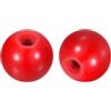 QUARKZMAN 2pz Pomelli Sfera Filettati, Manopola Sfera Termoindurente Fenolico Filettatura Femmina M8 40mm Dia Maniglie Sfera per Funzionamento Rotondo, per Maniglia Leva Macchina, Rosso