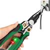 Di Tutto Per Tutti® Pinza Elettricista Professionale 8 in 1 con Tester Tensione AC/DC 12-250V, Spellafili Multifunzione 1.0-4.0mm², Taglio Cavi 25mm², Attrezzi Elettricista in Acciaio Inox Antiscivolo
