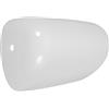 MUCKLILY Paralume Bianco Vintage Lampada da Tavolo per in Plastica Pp Copertura Resistente e Versatile, Stile Classico Professionale per Illuminazione da Scrivania