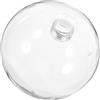 UKCOCO Paralume Globo in Vetro Trasparente G9 2 Pezzi da 10 Cm