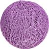 Housoutil Paralume in Rattan Tondo 20 Cm Viola per Lampada a Sospensione, Copertura Protezione per Gabbia Lampadina, Paralume da Soffitto per Soggiorno, Camera da Letto e Ufficio