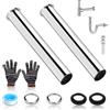 UBERMing 2 Pezzi Tubo di Immersione Sifone in Acciaio Inox 200 mm
