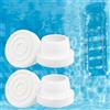DIELOVEHUA 4 Pezzi Paraurti per Scale da Piscina, Scale Sicurezza Tappo Gomma, Tappi in Gomma Bumper per Scaletta, Accessorio per Scala Piscina, Protezione per Rivestimento per Piscinas