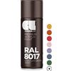 CL COSMOS LAC Cosmos LAC - Vernice acrilica spray in molte tonalità RAL, bomboletta spray da 400 ml, perfetta per fai da te, upcycling e altri lavori di verniciatura (RAL 8017 - marrone cioccolato)
