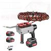 eryssgbf Sonda Passacavi Elettrica Professionale - Infilatubi Elettrico con Batteria Ricaricabile 1.5-2h - 40m/Min - Macchina per Cablaggio Tubazioni - per Cavi in Tubi Edilizia/Reti - 30m