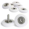 YUANQIAN Set di 8 ruote per porta della doccia, 19 mm