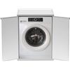Adventa: Mobile Copri-Lavatrice in resina di PP, PVC e ABS, Universale, Facile da montare, Resistente all'umidità, Lavanderia, Garage, Esterno, 68,5L x 64,5P x 88H cm, Bianco