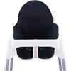 JYOKO KIDS Cuscino per il seggiolone compatibile con Ikea antilop, 100% Cotone (BLACK SERIES)