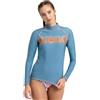 Arena Maglia Arena Women's Graphic Long Sleeve Rash Vest anti uv,