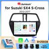 Junsun Autoradio Junsun Wireless CarPlay Android Auto per Suzuki SX4 S-Cross (JY) 2013-2017 con ventola di raffreddamento integrata, navigatore GPS Android, lettore multimediale, WiFi, DSP, RDS, BT, SWC,