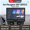 Junsun 13.1″ QLED Wireless CarPlay Android Auto Autoradio per Peugeot 207 CC 2006-2015 Sistemi intelligenti DSP SWC RDS GPS FM BT