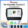 Junsun Autoradio Junsun Wireless CarPlay Android Auto per Hyundai ix35 / Tucson Mk2 (LM) 2009-2015 con ventola di raffreddamento integrata, navigatore GPS Android, lettore multimediale, WiFi, DSP, RDS, BT,