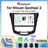 Junsun Autoradio Junsun Wireless CarPlay Android Auto per Nissan Qashqai (J11) / X-Trail (T32) 2013-2017 con ventola di raffreddamento integrata, navigatore GPS Android, lettore multimediale, WiFi, DSP, RDS,
