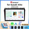 Junsun Autoradio Junsun Wireless CarPlay Android Auto per Suzuki Alto Mk7 (GF/HA25) 2009-2014 con ventola di raffreddamento integrata, navigatore GPS Android, lettore multimediale, WiFi, DSP, RDS, BT, SWC,