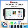 Junsun Autoradio Junsun Wireless CarPlay Android Auto per SEAT Ibiza Mk4 (6J/6P) 2008-2017 con ventola di raffreddamento integrata, navigatore GPS Android, lettore multimediale, WiFi, DSP, RDS, BT, SWC,
