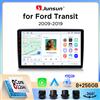 Junsun Autoradio Junsun Wireless CarPlay Android Auto per Ford Transit Mk4 (V363) 2013-2023 con ventola di raffreddamento integrata, navigatore GPS Android, lettore multimediale, WiFi, DSP, RDS, BT, SWC,