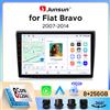 Junsun Autoradio Junsun Wireless CarPlay Android Auto per Fiat Bravo (Tipo 198) 2007-2014 con ventola di raffreddamento integrata, navigatore GPS Android, lettore multimediale, WiFi, DSP, RDS, BT, SWC,