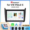 Junsun Autoradio Junsun Wireless CarPlay Android Auto per Volkswagen (VW) Polo Mk5 (Typ 6R/6C) 2009-2017 con ventola di raffreddamento integrata, navigatore GPS Android, lettore multimediale, WiFi, DSP, RDS,