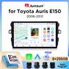 Junsun Autoradio Junsun Wireless CarPlay Android Auto per Toyota Auris Mk1 (E150) 2006-2012 con ventola di raffreddamento integrata, navigatore GPS Android, lettore multimediale, WiFi, DSP, RDS, BT, SWC,