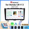 Junsun Autoradio Junsun Wireless CarPlay Android Auto per Honda CR-V Mk3 (RE) 2006-2012 con ventola di raffreddamento integrata, navigatore GPS Android, lettore multimediale, WiFi, DSP, RDS, BT, SWC, schermo