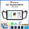Junsun Autoradio Junsun Wireless CarPlay Android Auto per Toyota RAV4 (XA40) 2012-2018 con ventola di raffreddamento integrata, navigatore GPS Android, lettore multimediale, WiFi, DSP, RDS, BT, SWC, schermo