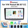 Junsun Autoradio Junsun Wireless CarPlay Android Auto per Volkswagen (VW) Passat (B6/B7) / CC (Typ 3C) 2005-2014 con ventola di raffreddamento integrata, navigatore GPS Android, lettore multimediale, WiFi,