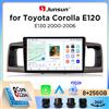 Junsun Autoradio Junsun Wireless CarPlay Android Auto per Toyota Corolla Mk9 (E120) 2000-2007 con ventola di raffreddamento integrata, navigatore GPS Android, lettore multimediale, WiFi, DSP, RDS, BT, SWC,