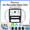 Junsun Autoradio Junsun Wireless CarPlay Android Auto per Mercedes-Benz Vito / V-Class (W447) 2014-2020 con ventola di raffreddamento integrata, navigatore GPS Android, lettore multimediale, WiFi, DSP, RDS,