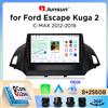 Junsun Autoradio Junsun Wireless CarPlay Android Auto per Ford Kuga Mk2 (C520) / C-MAX Mk2 (C344) 2012-2019 con ventola di raffreddamento integrata, navigatore GPS Android, lettore multimediale, WiFi, DSP,