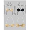 ideaCCSZ Reggiseno invisibile con sollevamento adesivo, reggiseno push up anti-convesso senza spalline e senza cuciture, accessori per lingerie e biancheria intima da donna