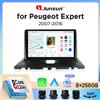 Junsun Autoradio Junsun Wireless CarPlay Android Auto per Peugeot Expert Mk2 (G9) 2007-2016 con ventola di raffreddamento integrata, navigatore GPS Android, lettore multimediale, WiFi, DSP, RDS, BT, SWC,