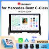 Junsun Autoradio Junsun Wireless CarPlay Android Auto per Mercedes-Benz Classe C (W204/S204) 2007-2014 con ventola di raffreddamento integrata, navigatore GPS Android, lettore multimediale, WiFi, DSP, RDS,