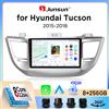 Junsun Autoradio Junsun Wireless CarPlay Android Auto per Hyundai Tucson Mk3 (TL) 2015-2020 con ventola di raffreddamento integrata, navigatore GPS Android, lettore multimediale, WiFi, DSP, RDS, BT, SWC,