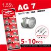 JNian 5-10 PCS AG7 LR927 SR927SW 395 395A L926F 1.55V Batteria a bottone alcalina per orologio Calcolatrice Giocattoli di controllo remoto