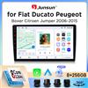 Junsun Autoradio Junsun Wireless CarPlay Android Auto per Fiat Ducato / Peugeot Boxer / Citroen Jumper (X250) 2006-2014 con ventola di raffreddamento integrata, navigatore GPS Android, lettore multimediale,