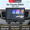 Junsun 13.1″ QLED Wireless CarPlay Android Auto Autoradio per Toyota RAV4 2012-2018 Sistemi intelligenti DSP SWC RDS GPS FM BT
