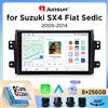 Junsun Autoradio Junsun Wireless CarPlay Android Auto per Suzuki SX4 / Fiat Sedici Mk1 2006-2014 con ventola di raffreddamento integrata, navigatore GPS Android, lettore multimediale, WiFi, DSP, RDS, BT,