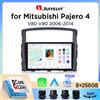 Junsun Autoradio Junsun Wireless CarPlay Android Auto per Mitsubishi Pajero Mk4 (V80/V90) 2006-2021 con ventola di raffreddamento integrata, navigatore GPS Android, lettore multimediale, WiFi, DSP, RDS, BT,