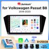 Junsun Autoradio Junsun Wireless CarPlay Android Auto per Volkswagen (VW) Passat Mk8 (B8) 2014-2023 con ventola di raffreddamento integrata, navigatore GPS Android, lettore multimediale, WiFi, DSP, RDS, BT,