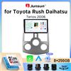 Junsun Autoradio Junsun Wireless CarPlay Android Auto per Daihatsu Terios / Toyota Rush Mk2 (J200) 2006-2017 con ventola di raffreddamento integrata, navigatore GPS Android, lettore multimediale, WiFi, DSP,