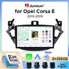 Junsun Autoradio Junsun Wireless CarPlay Android Auto per Opel Corsa E 2014-2019 con ventola di raffreddamento integrata, navigatore GPS Android, lettore multimediale, WiFi, DSP, RDS, BT, SWC, schermo touch