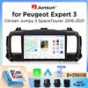 Junsun Autoradio Junsun Wireless CarPlay Android Auto per Peugeot Expert / Citroen Jumpy Mk3 / SpaceTourer / Toyota Proace Mk2 2016-2021 con ventola di raffreddamento integrata, navigatore GPS Android,